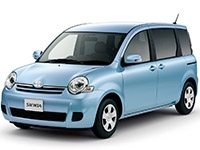 Коврики в салон (2 ряда) Toyota Sienta I (2003-2015) (правый руль)
