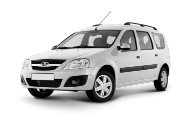 Чехлы на сиденья LADA Largus I (2 места) рестайлинг (пер. спинки меньшего размера) с 24г.